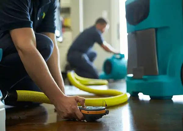 water damage restoration service Earlsboro